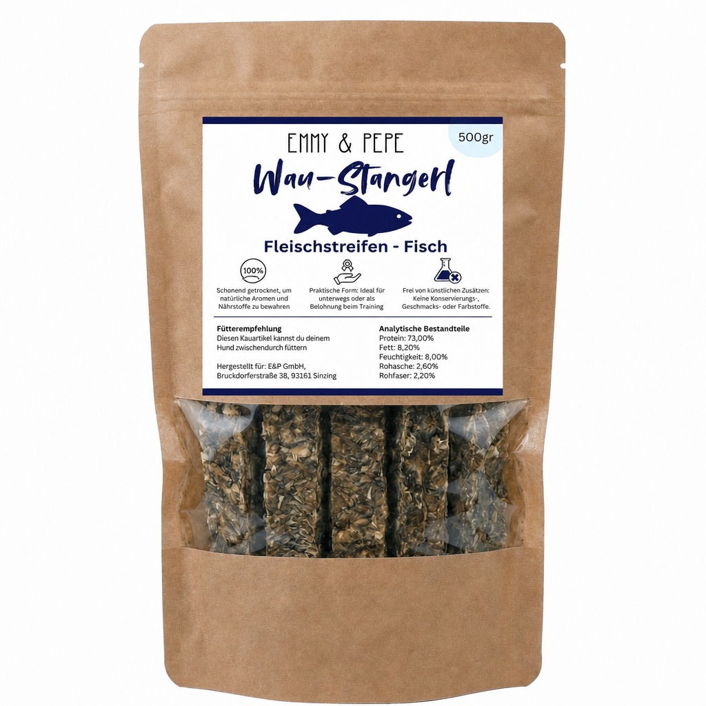 Wau-Knabber Fischstreifen 500g