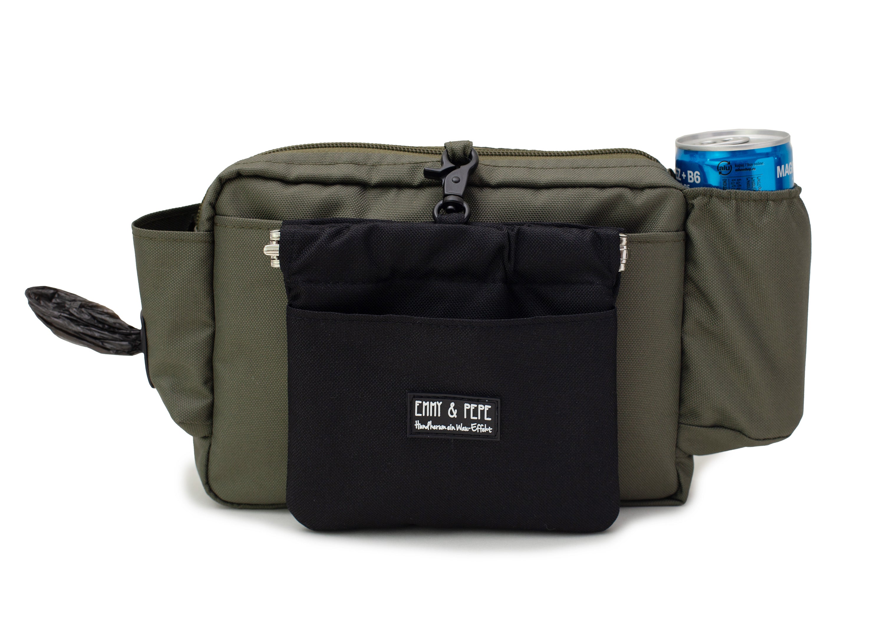 Wau-Pack große Gassitasche, Modell Lothar, Gurtlänge S (60-85cm),M (80-110cm),L (100-145cm) - bei jedem Spaziergang alles dabei