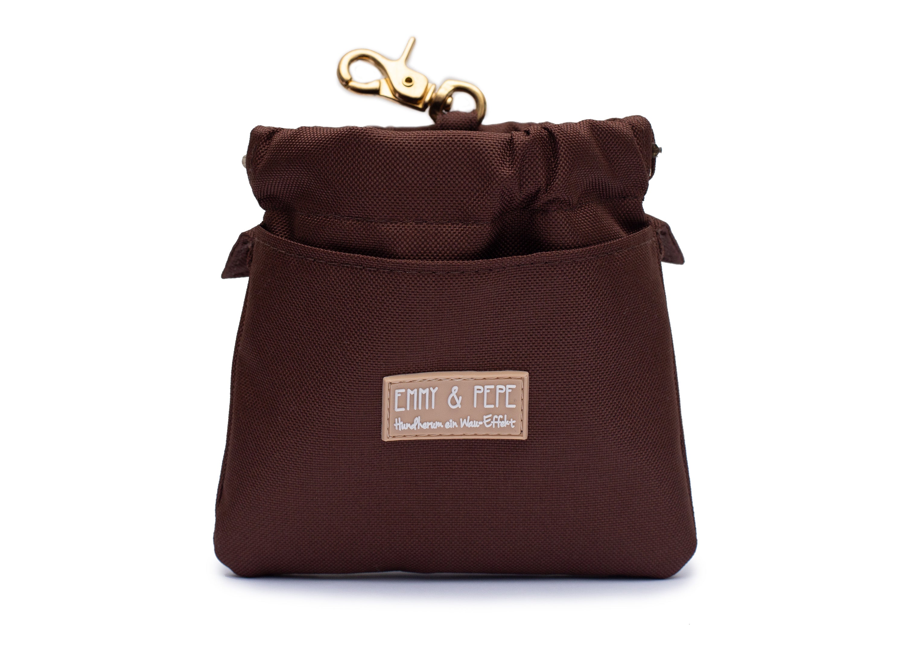 Wau-Pack große Gassitasche, Modell Sherlock, modisches Karomuster - abnehmbarer Leckerlibeutel Wau-Pocket