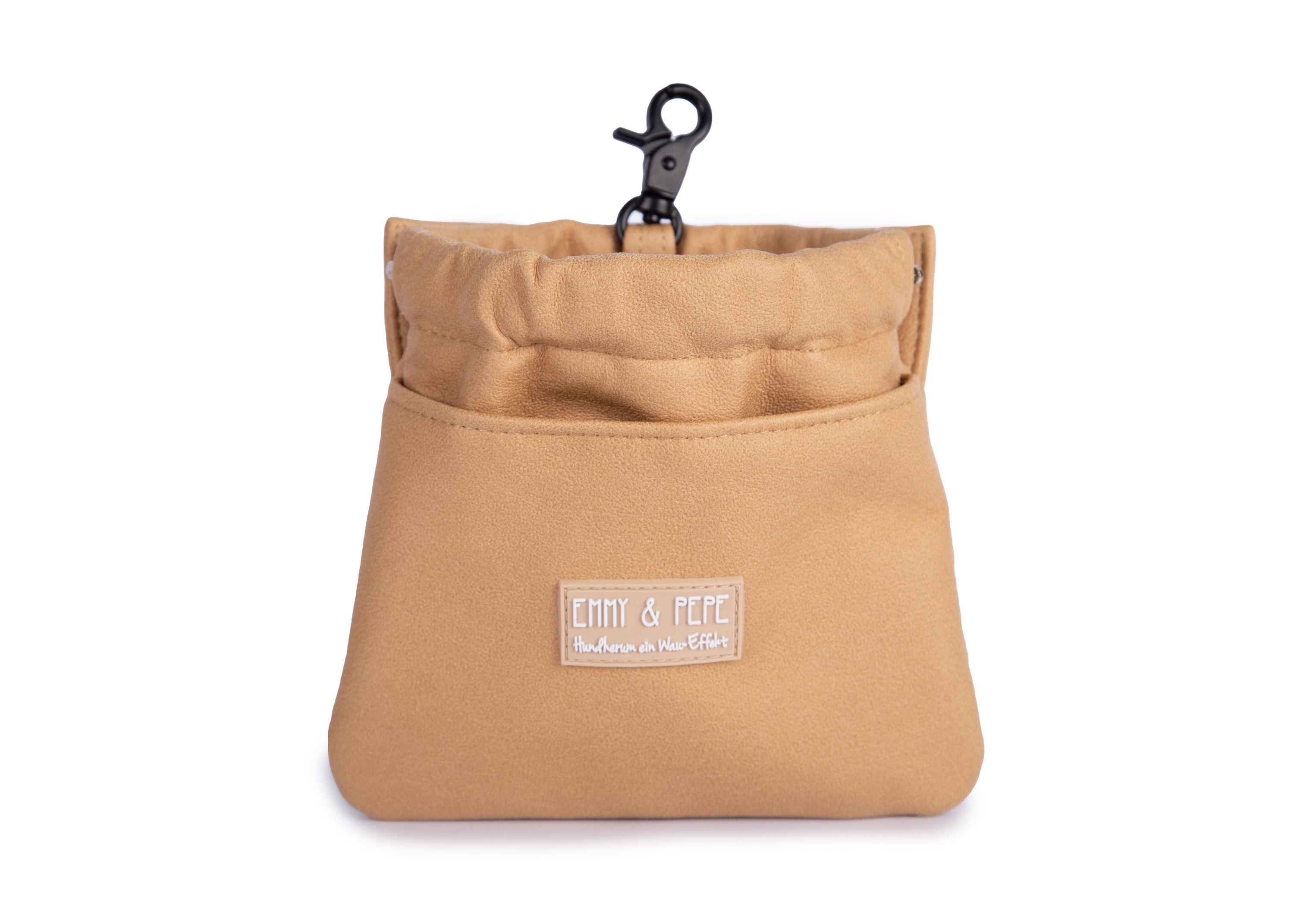 Wau-Pack große Gassitasche, Modell Wildleder Mustard S (60-85cm),M (80-110cm),L (100-145cm) Dark Salmon