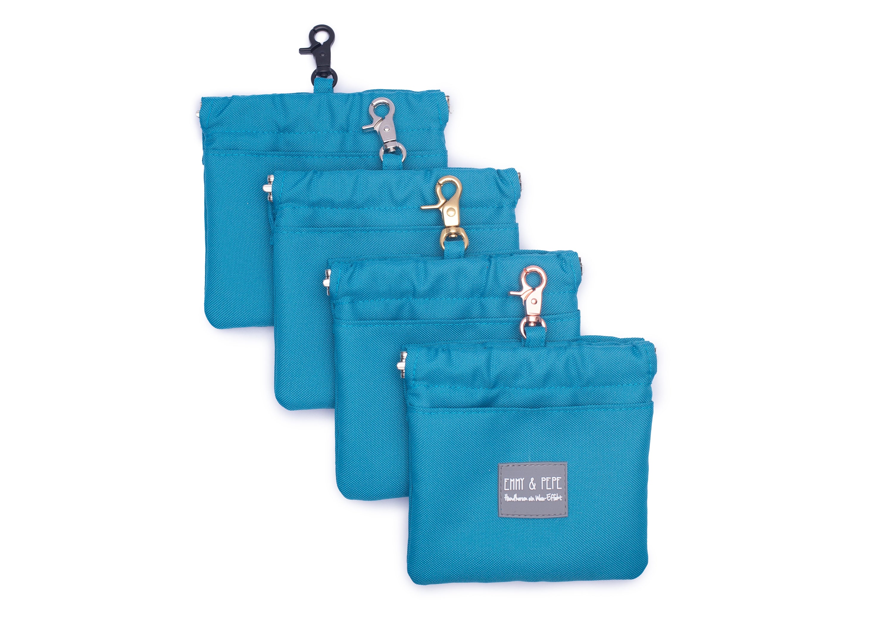 Wau-Pocket Türkis Leckerlitasche, passend zu den Wau-Packs, tausche die Pocket aus und kreiere einen neuen Look