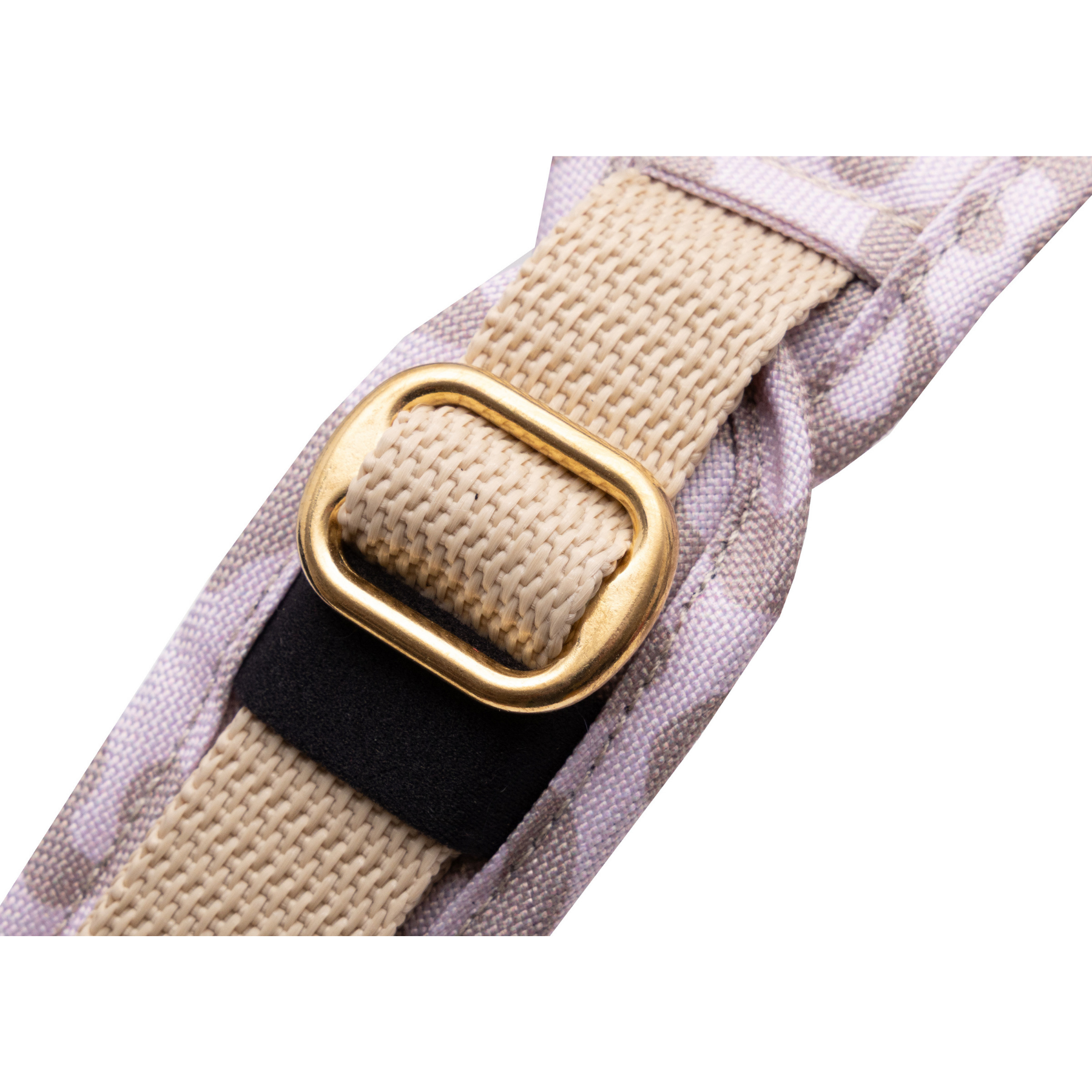 Wau-Safety Sicherheitsgeschirr Verstellmechanismus für Hunde auf weißem Hintergrund in der Farbe Leo Creme in Creme und Gold in Tier von EMMY & PEPE