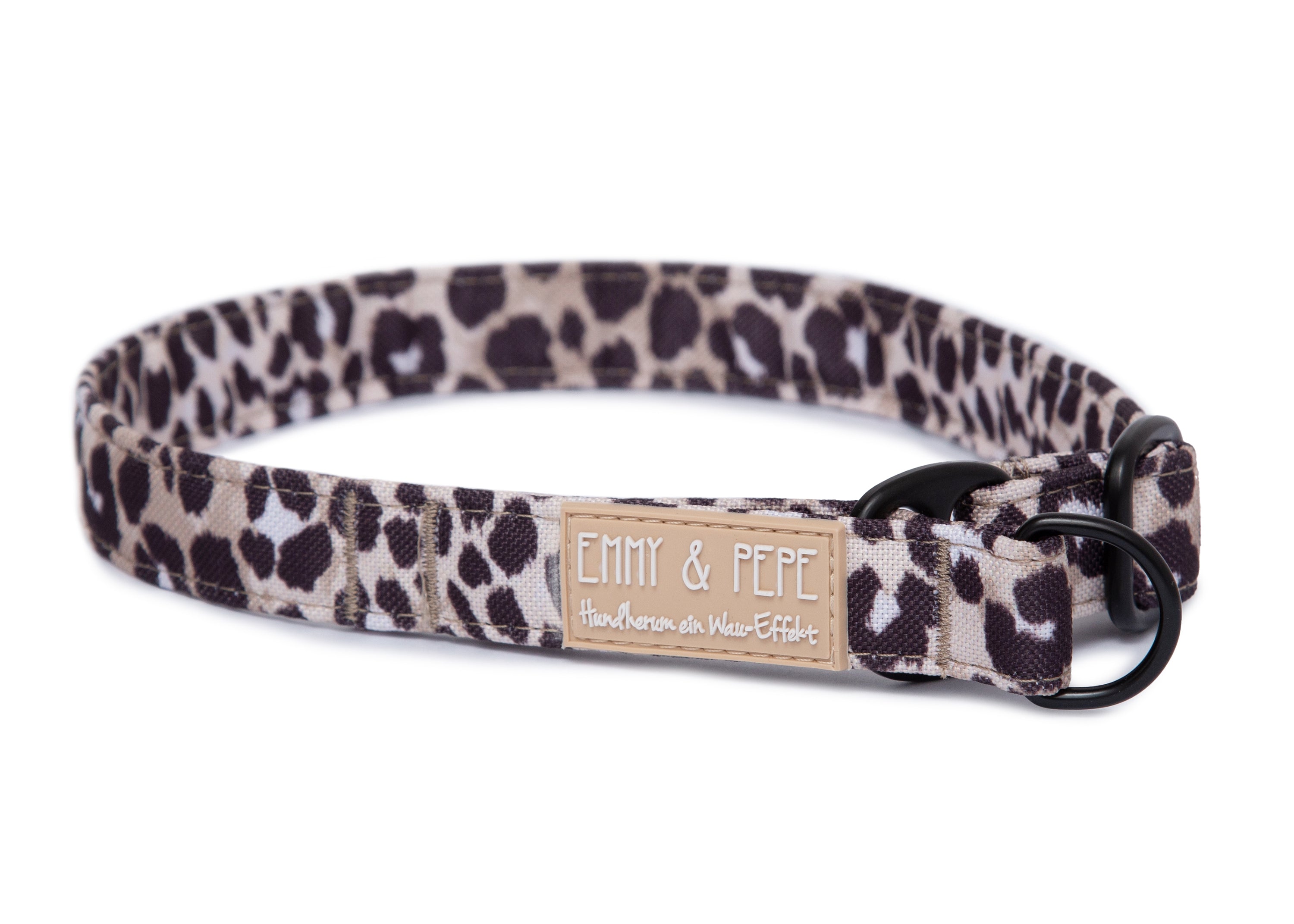 Zugstopp-Halsband für Hunde, Modell Leo Dark, für große und kleine Hunde