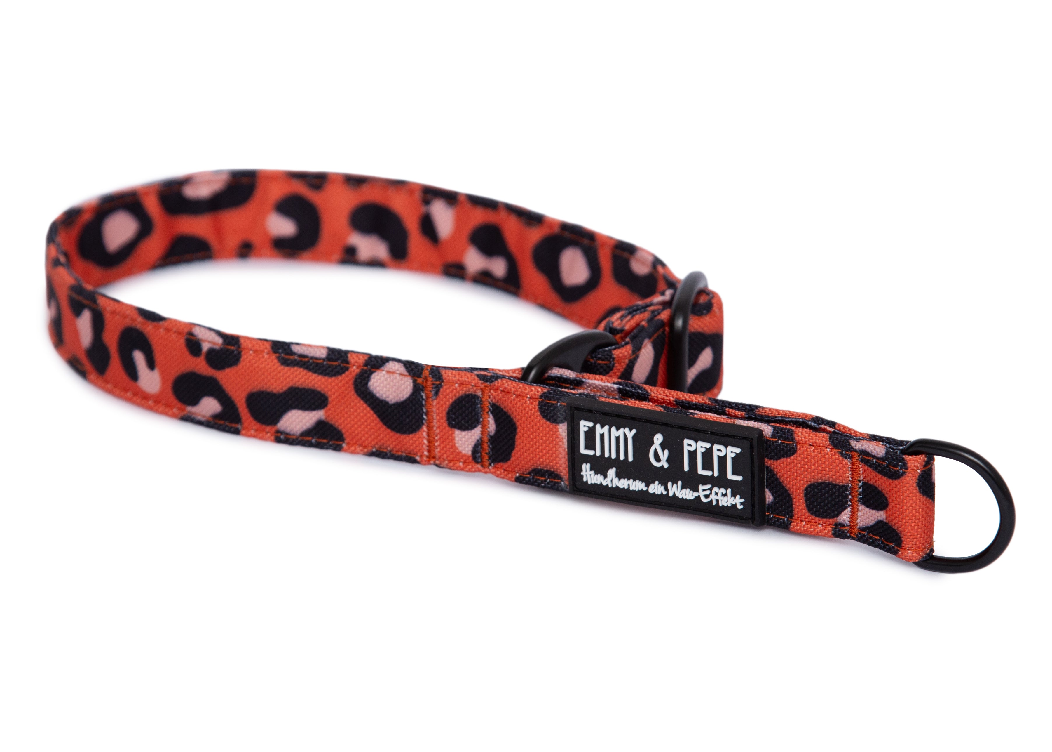 Zugstopp-Halsband Leo Orange