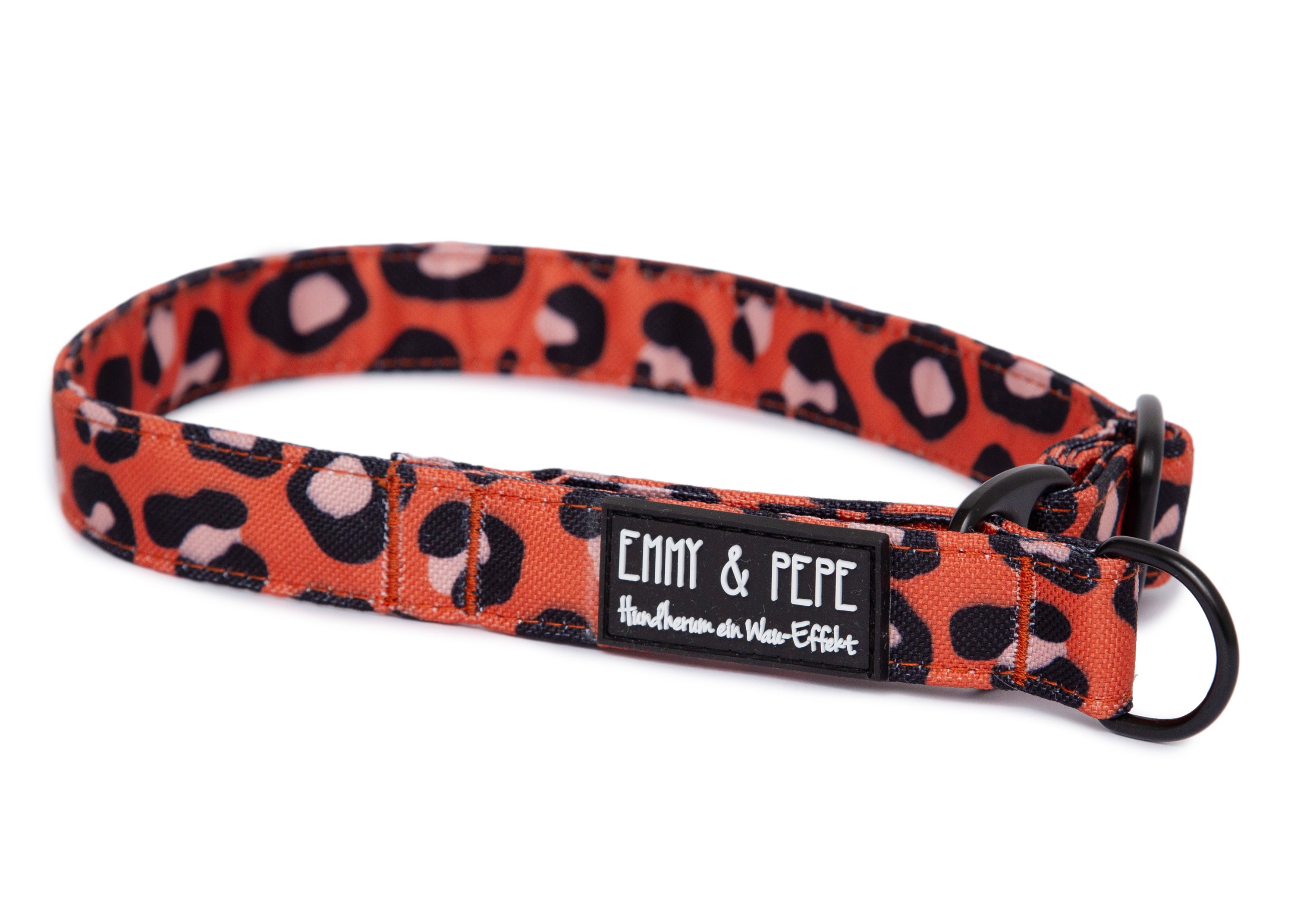Zugstopp-Halsband Leo Orange