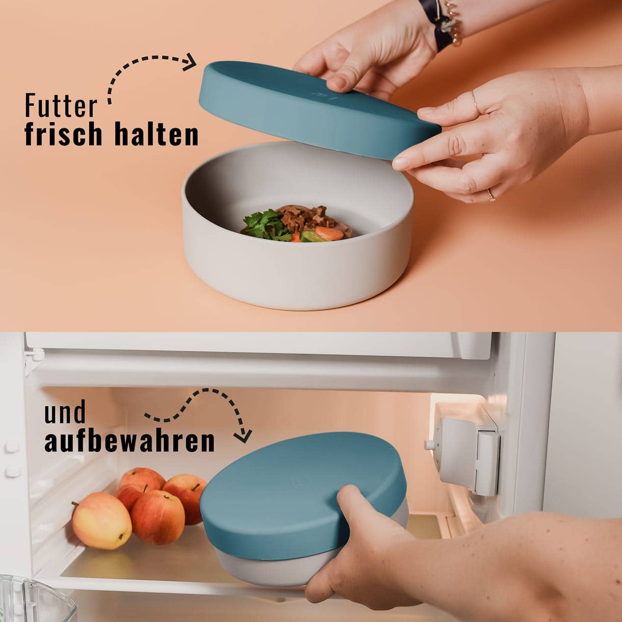 Silikondeckel zum Frischhalten von Nass- und Trockenfutter