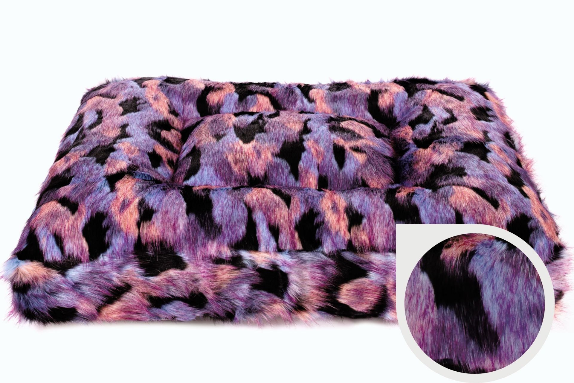 Wau-Bed orthopädisches Hundebett Halli Galli Eckig / S (80x60cm),Eckig / M (100x80cm),Eckig / L (120x100cm),Eckig / XL (140x120cm),Oval / S (80x60cm),Oval / M (100x80cm),Oval / L (120x100cm),Oval / XL (140x120cm) Black