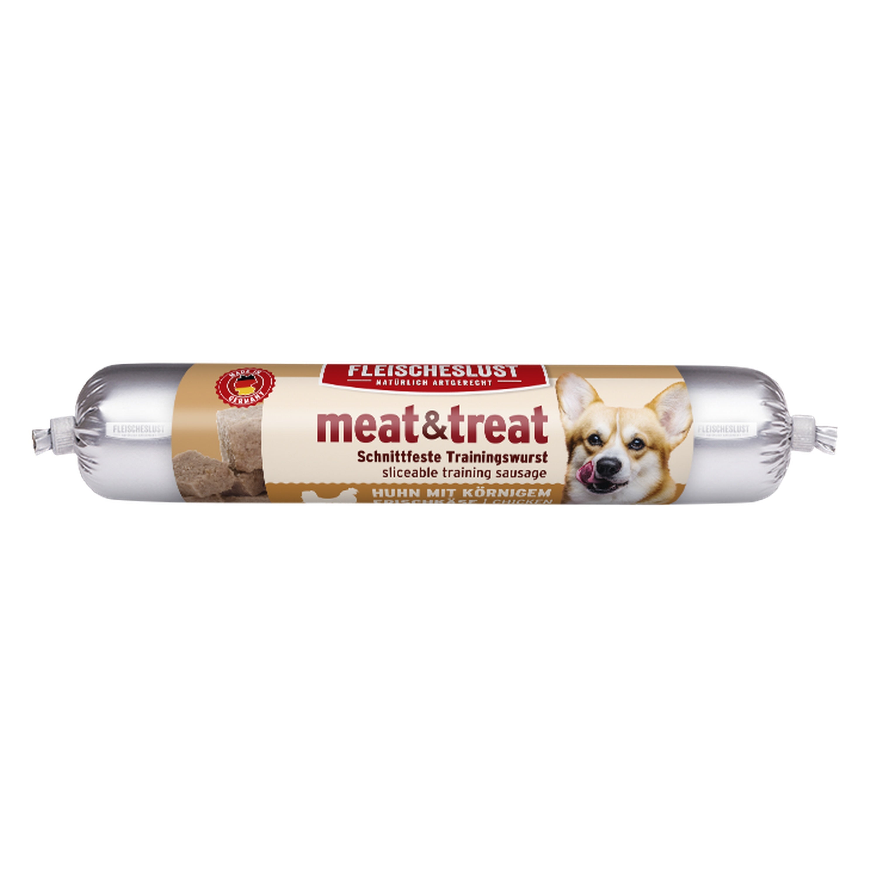Fleischeslust Meat & Treat cheese sausage 80g