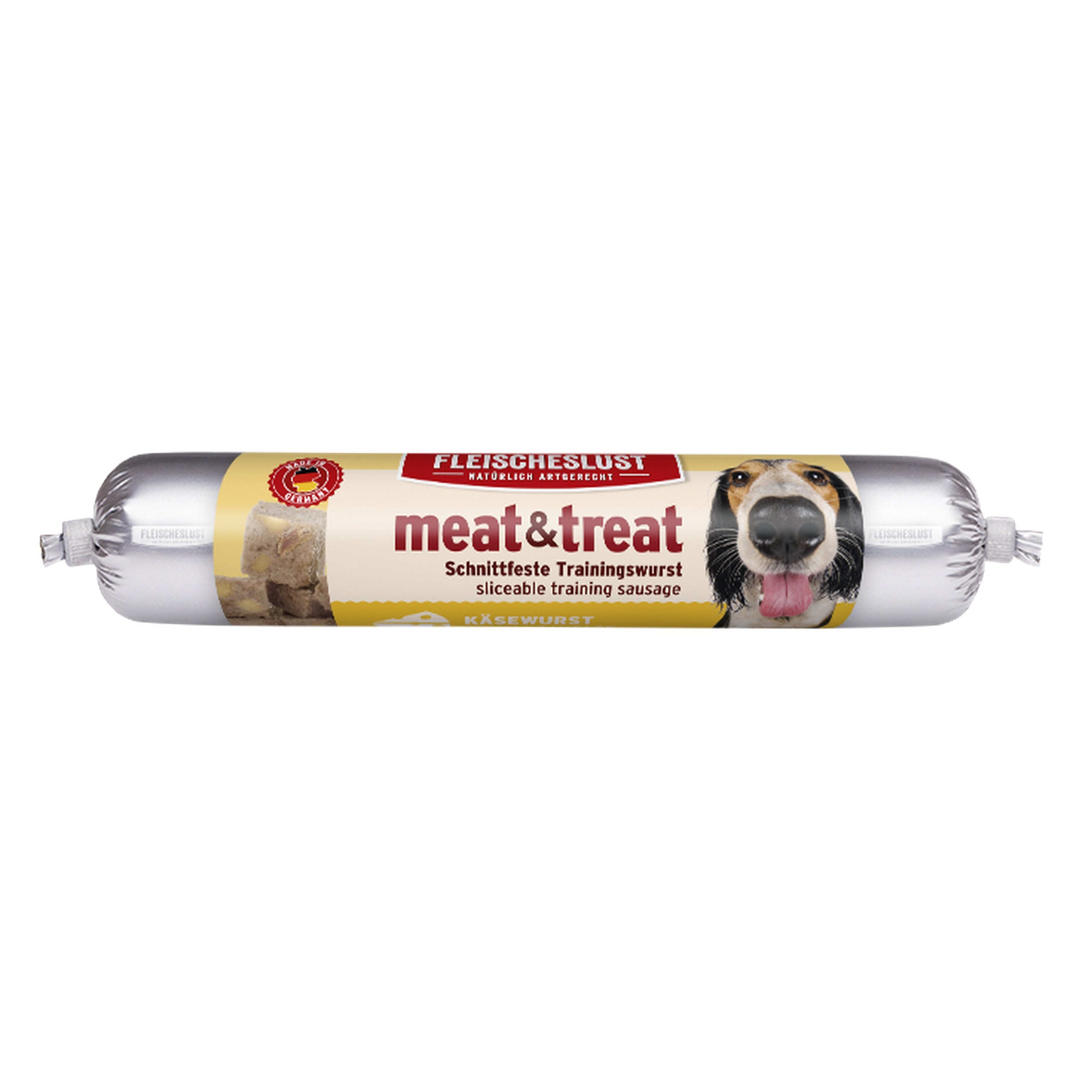 Fleischeslust Meat & Treat cheese sausage 80g