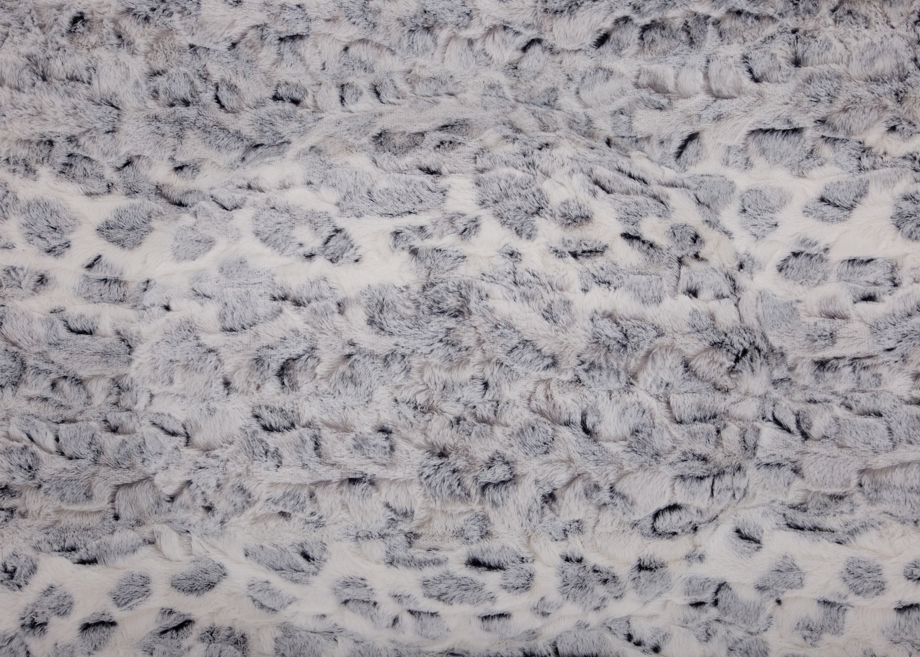 orthopaedisches Hundebett Wau-Bed Coz Leo Grey für Hunde Detailbild des Stoffes in der Farbe Grau/Weis von EMMY & PEPE