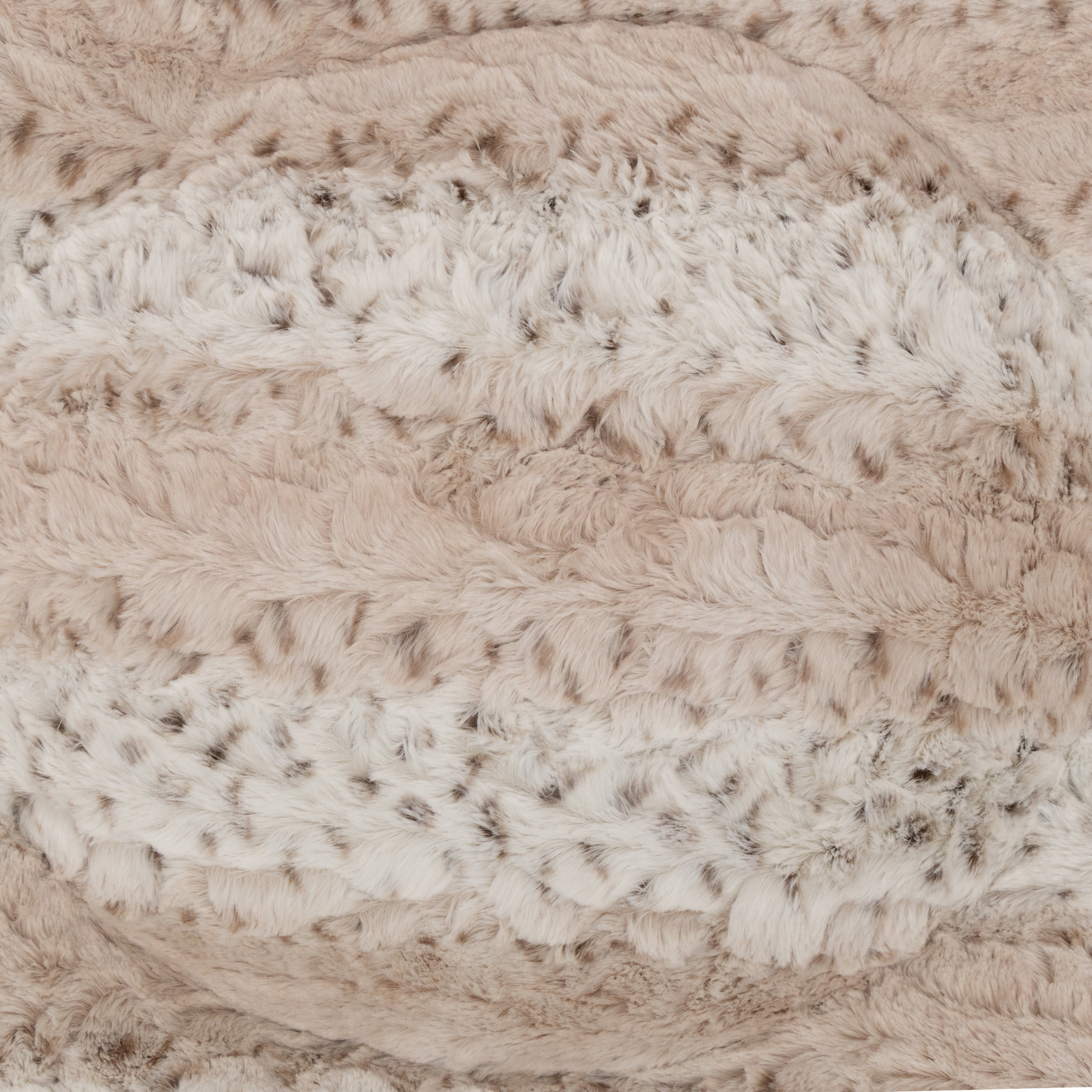 orthopaedisches Hundebett Wau-Bed Khalessi für Hunde Detailbild des Stoffes in der Farbe creme/weiß von EMMY & PEPE