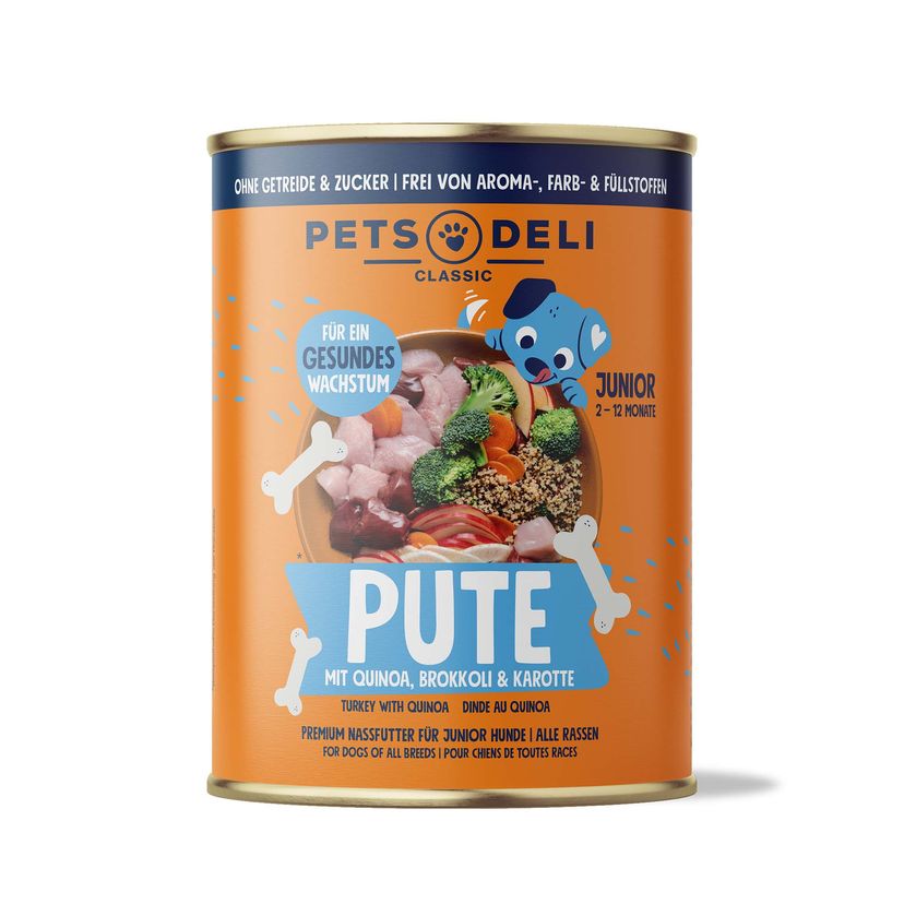 Petsdeli Classic Turkey with millet, cottage cheese and mango