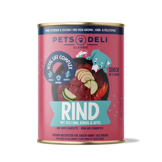 Petsdeli Senior "Classic" Beef with Zucchini