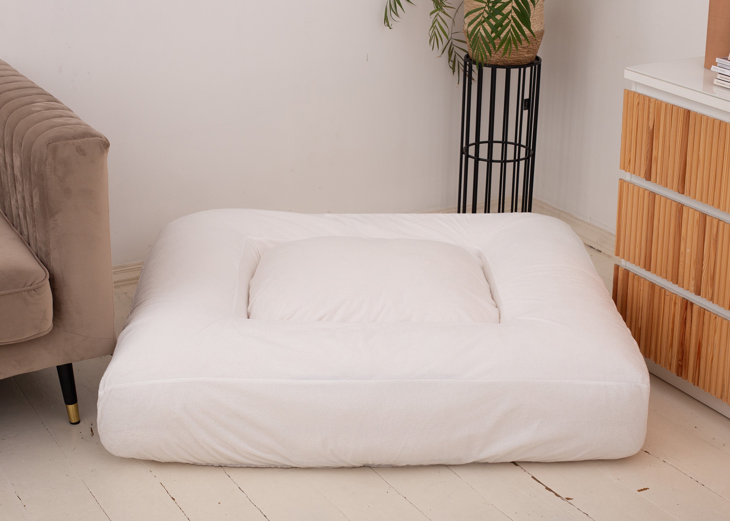 Schmutz- & Nässeschutz für orthopädisches Hundebett "Wau-Bed" Eckig / S (80x60cm),Eckig / M (100x80cm),Eckig / L (120x100cm),Eckig / XL (140x120cm),Oval / S (80x60cm),Oval / M (100x80cm),Oval / L (120x100cm),Oval / XL (140x120cm) Gray