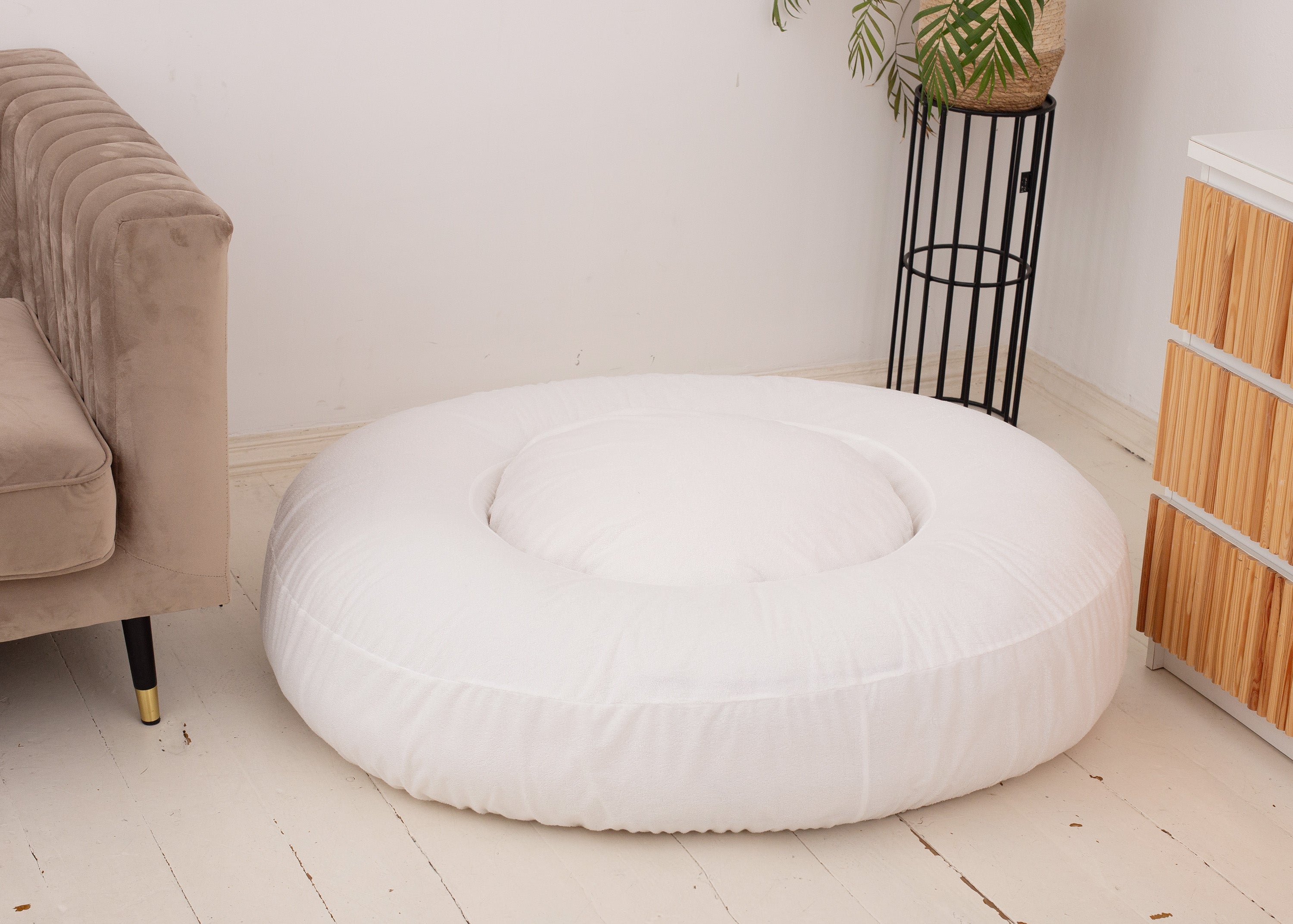 Schmutz- & Nässeschutz für orthopädisches Hundebett "Wau-Bed" in Oval