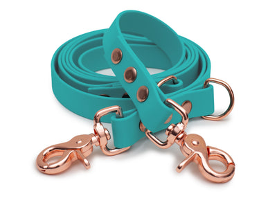 Biothane leash turquoise