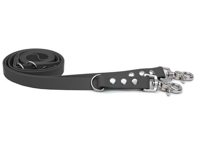 Biothane leash Grey