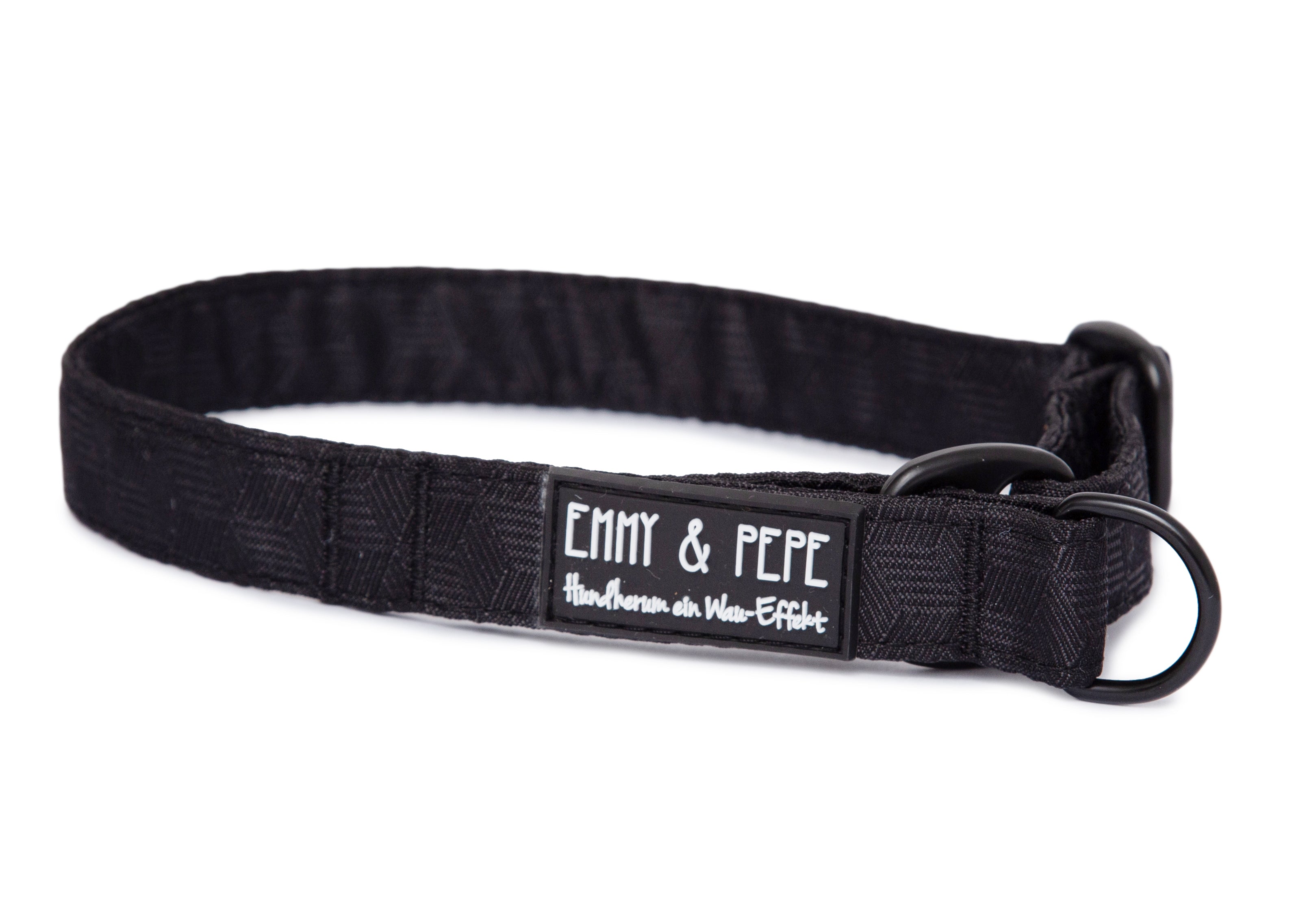 Zugstopp-Halsband Fröhliches Schwarz