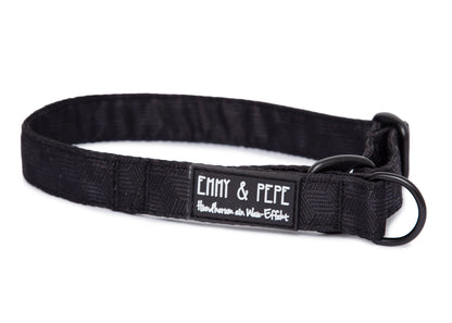 Zugstopp-Halsband Fröhliches Schwarz