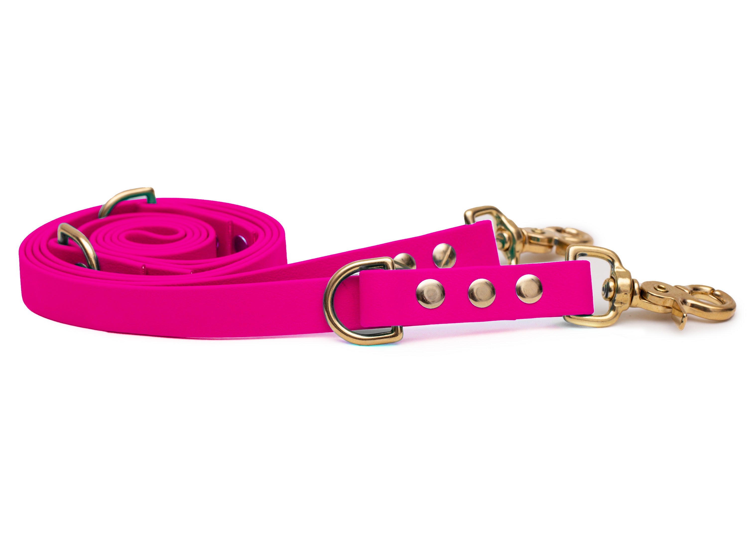 Pink Biothane leash