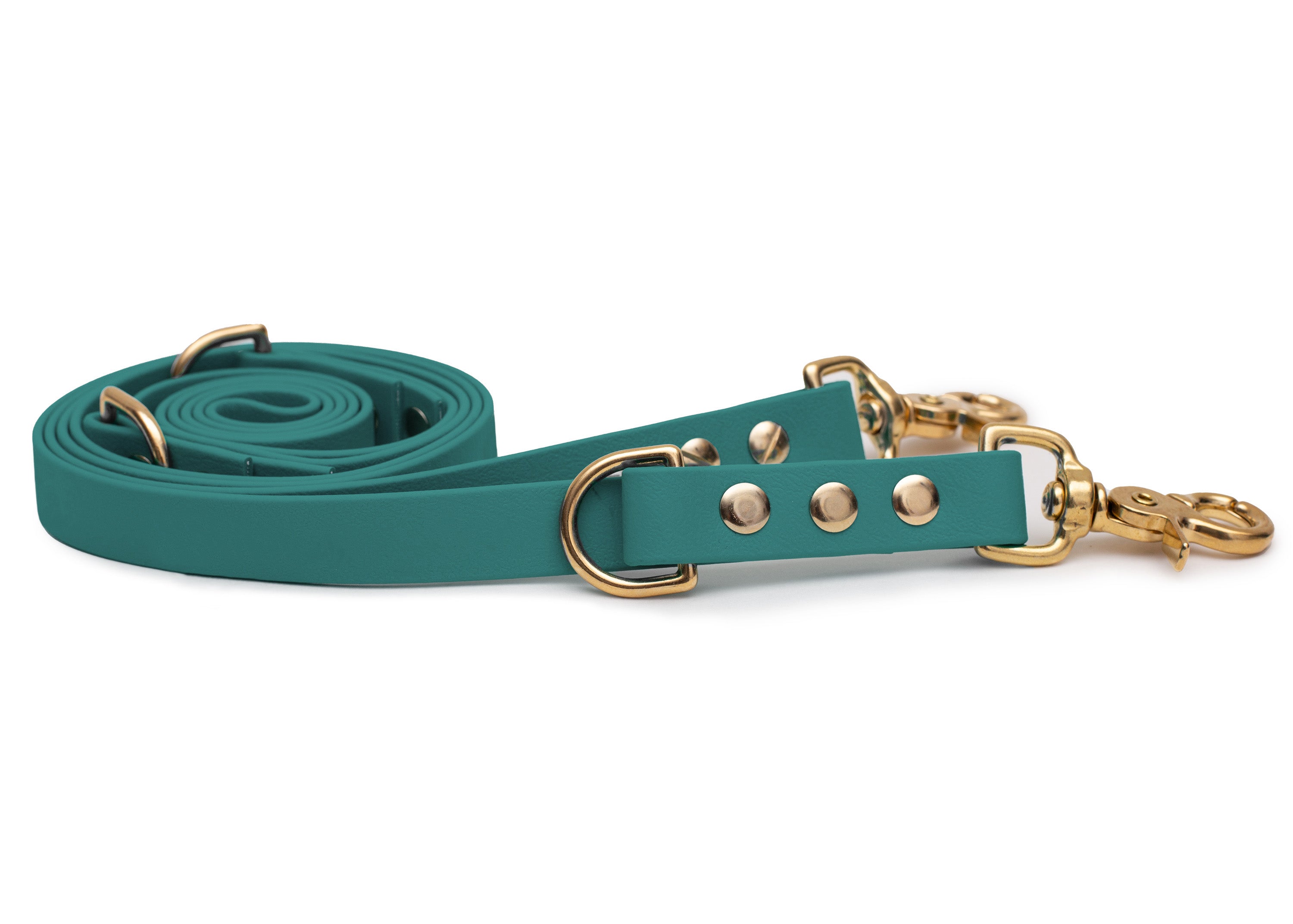 Biothane leash forest green