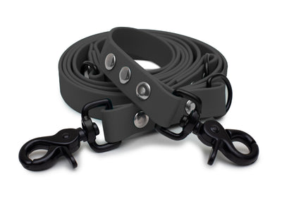 Biothane leash Grey