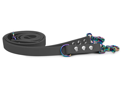 Biothane leash Grey