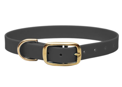 Biothane Halsband Grau