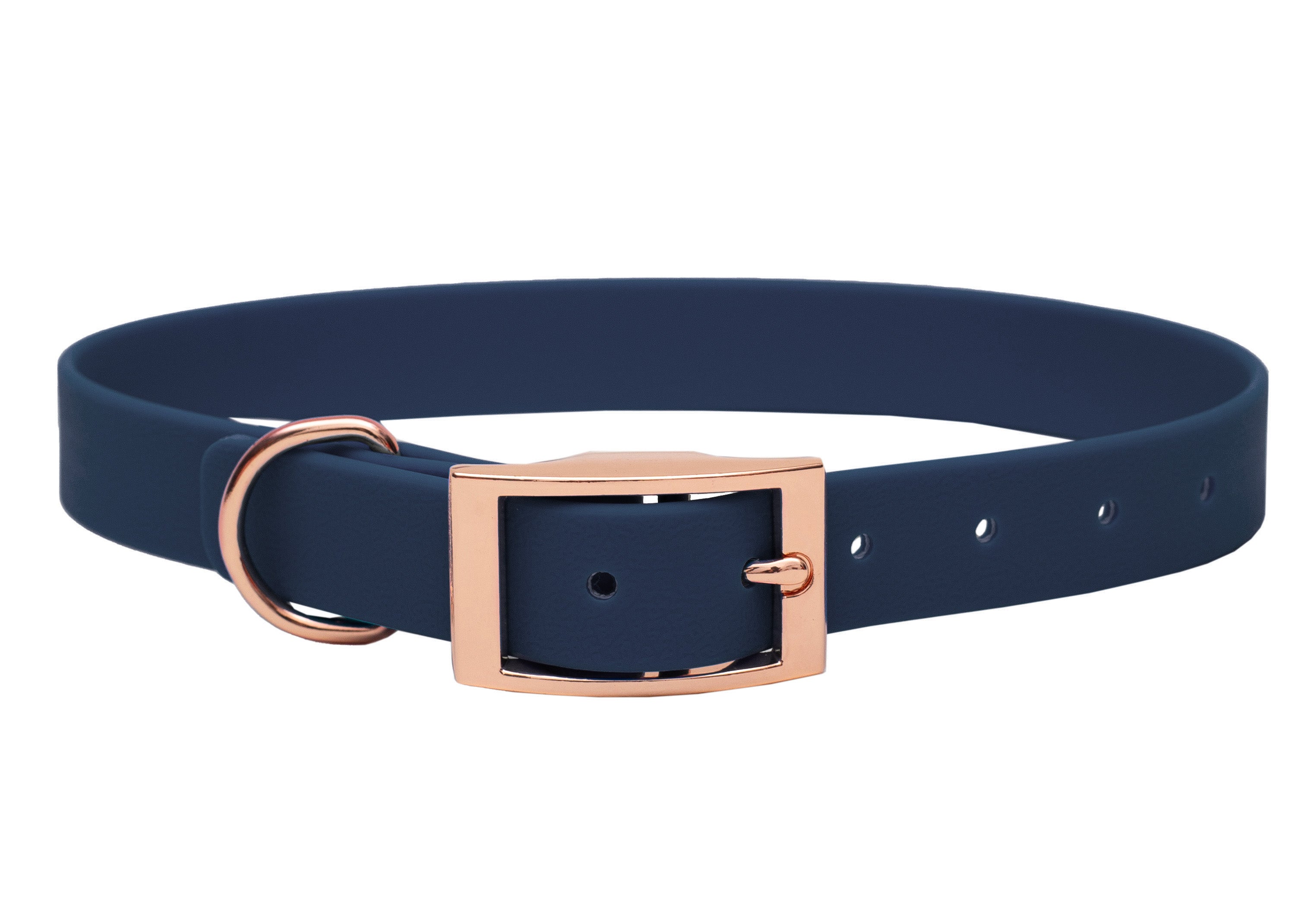 Biothane Halsband Dark Blue