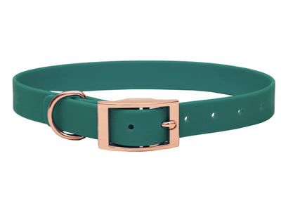 Biothane collar, forest green
