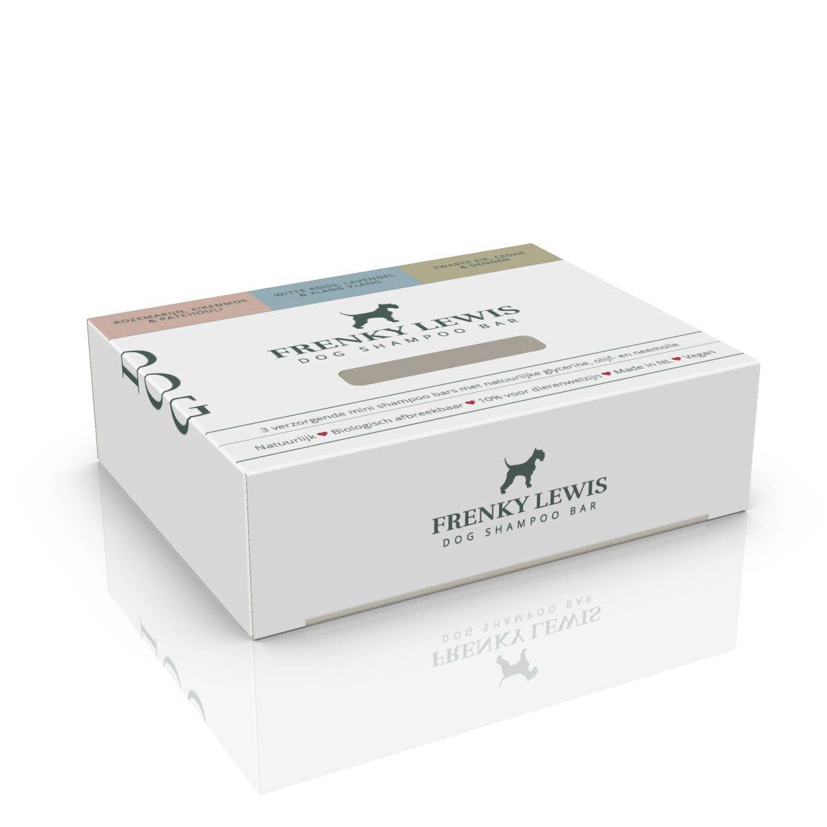 Hundeshampoo-Bar - 3 Mini-Stücke in 3 Düften - 100 % natürlich