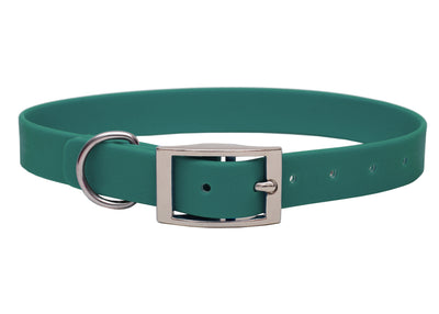 Biothane collar, forest green