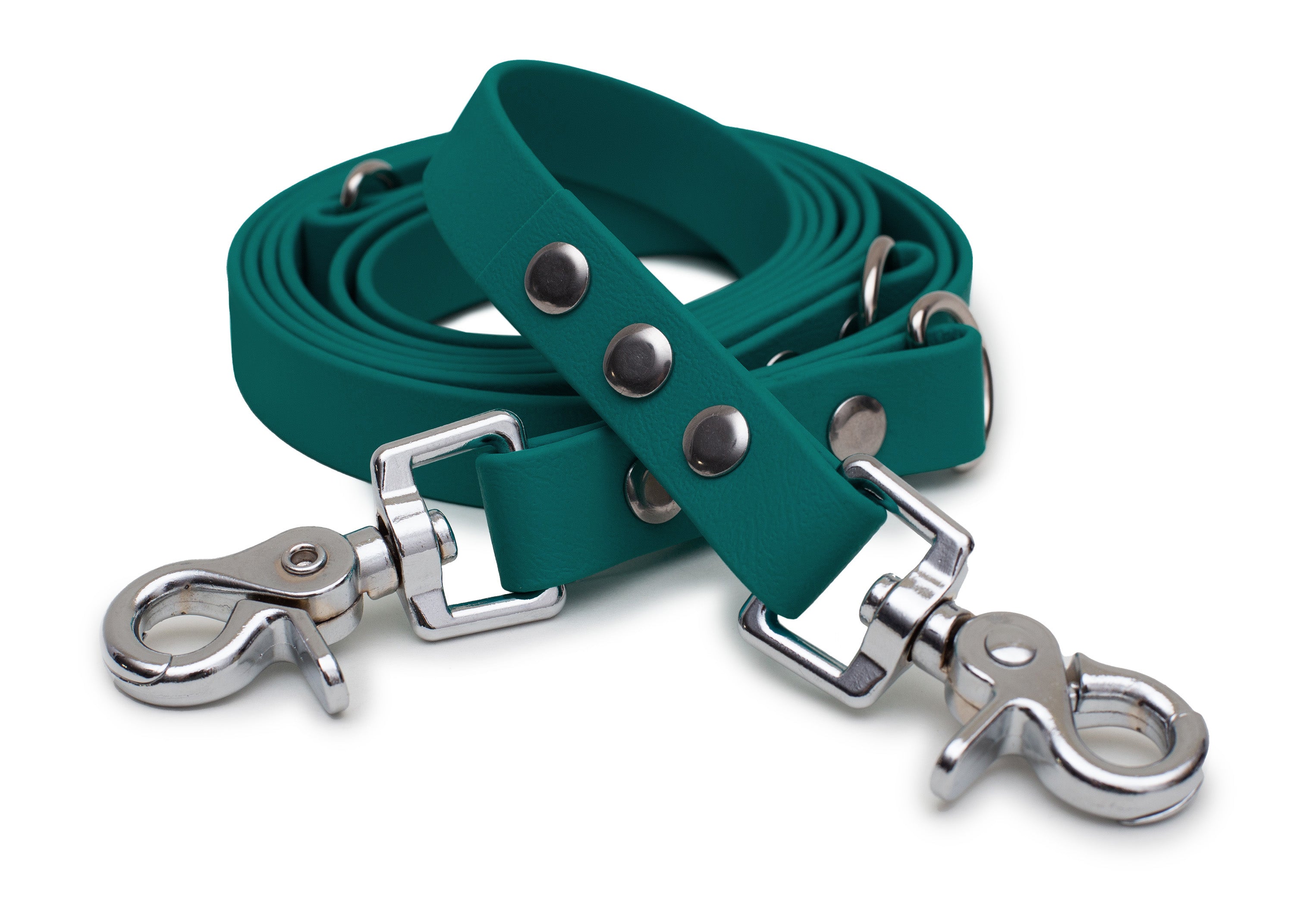 Biothane leash forest green