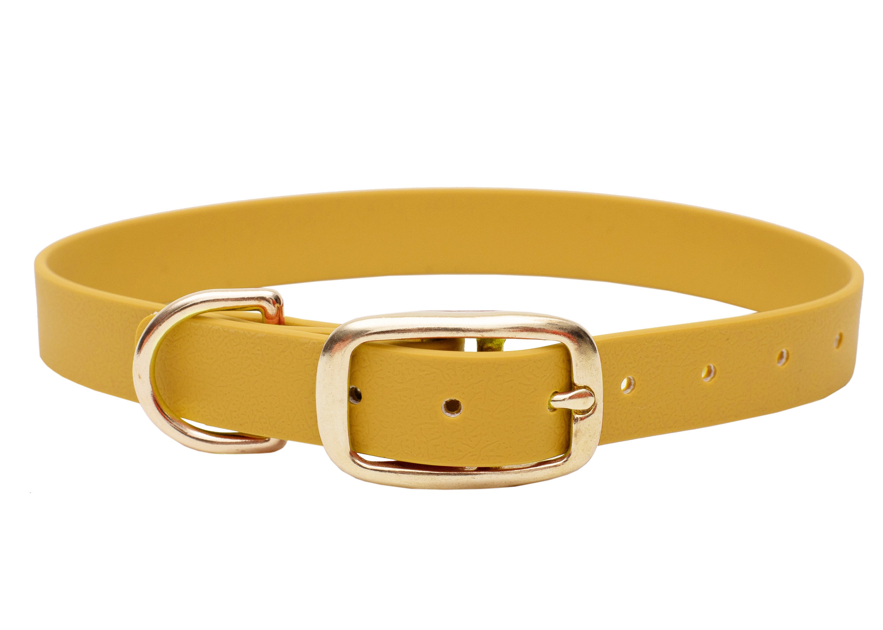 Biothane Halsband Sonnengelb