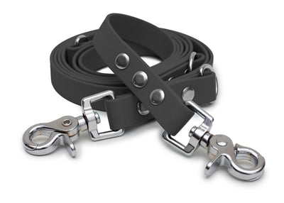 Biothane leash Grey