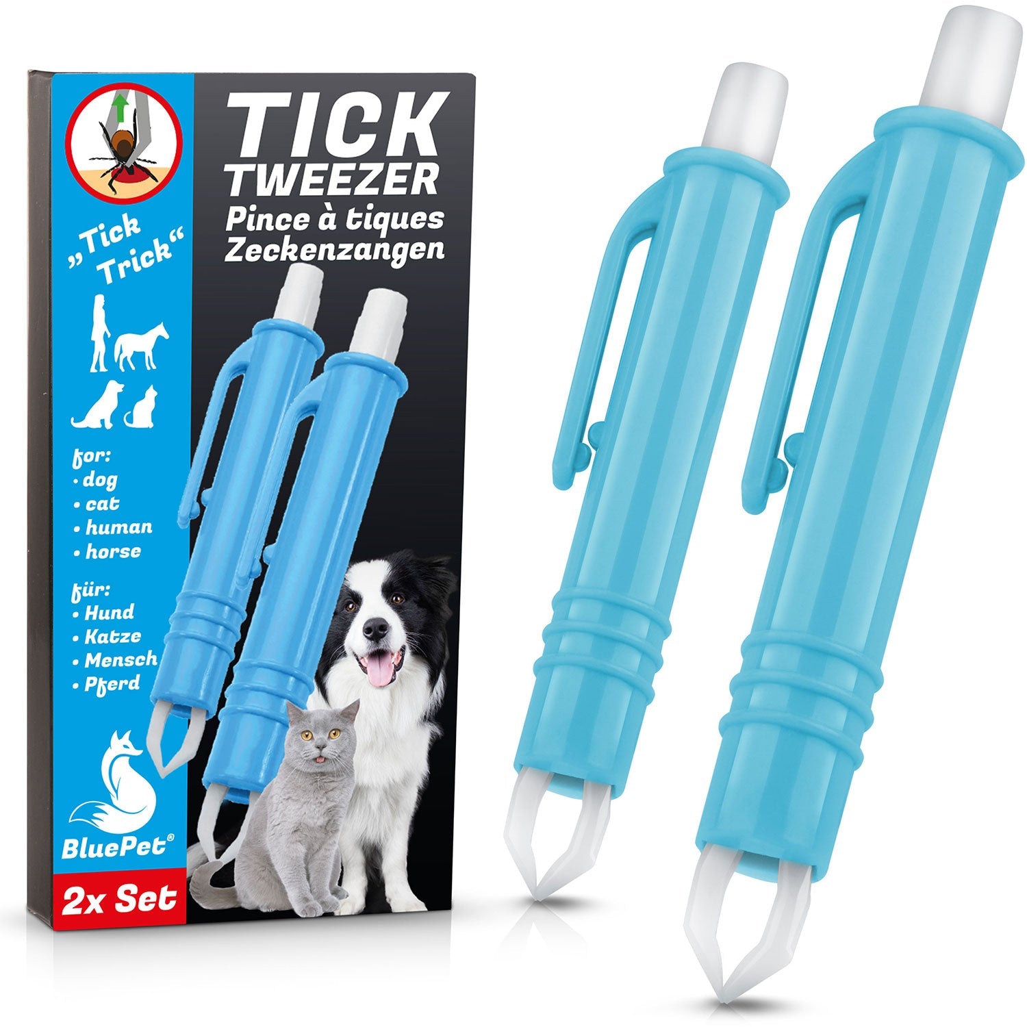 BluePet Tick Tweezer (2er Set)