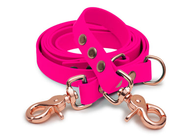 Pink Biothane leash