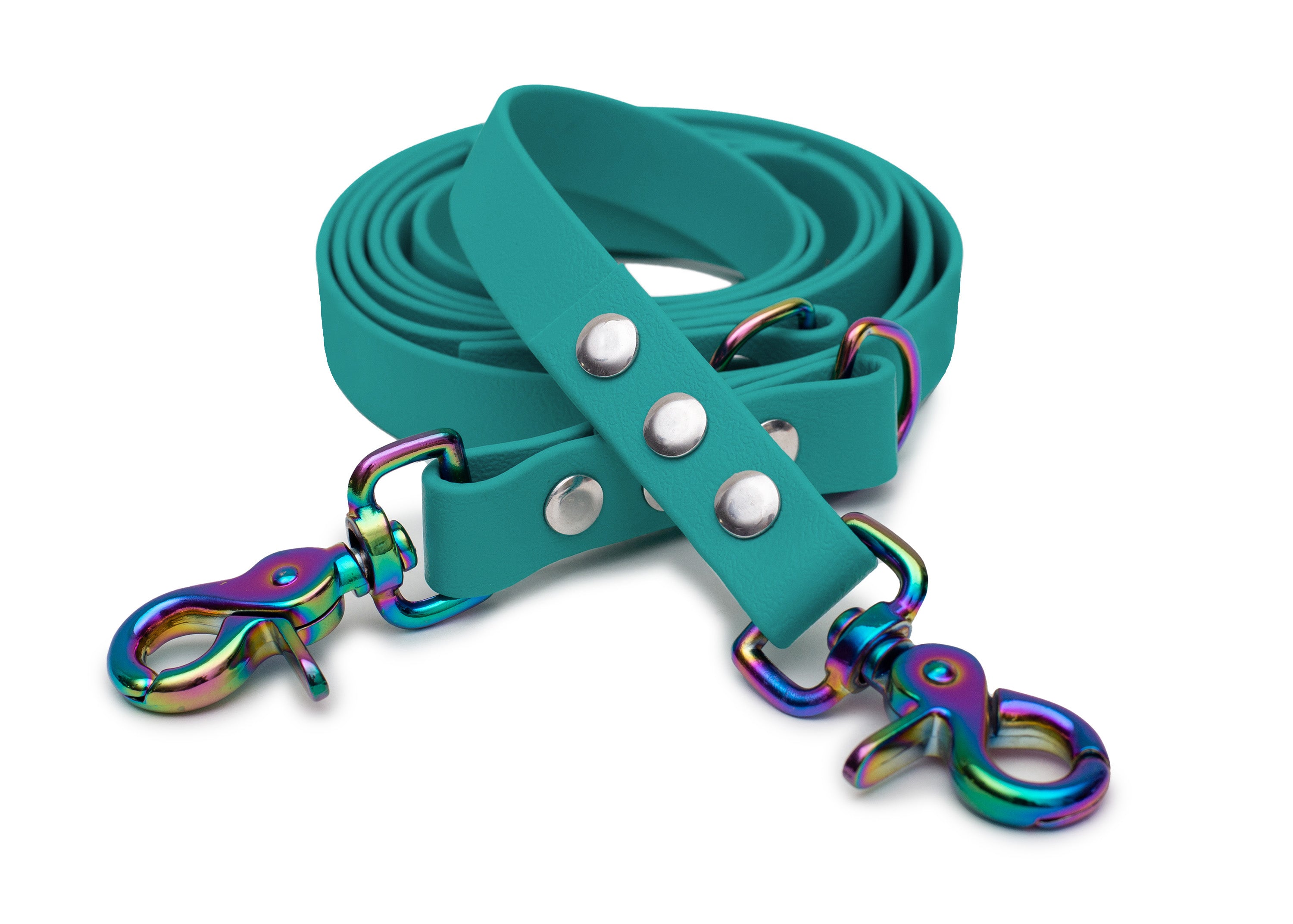 Biothane leash turquoise