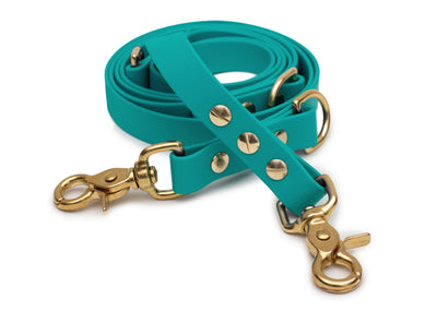 Biothane leash turquoise