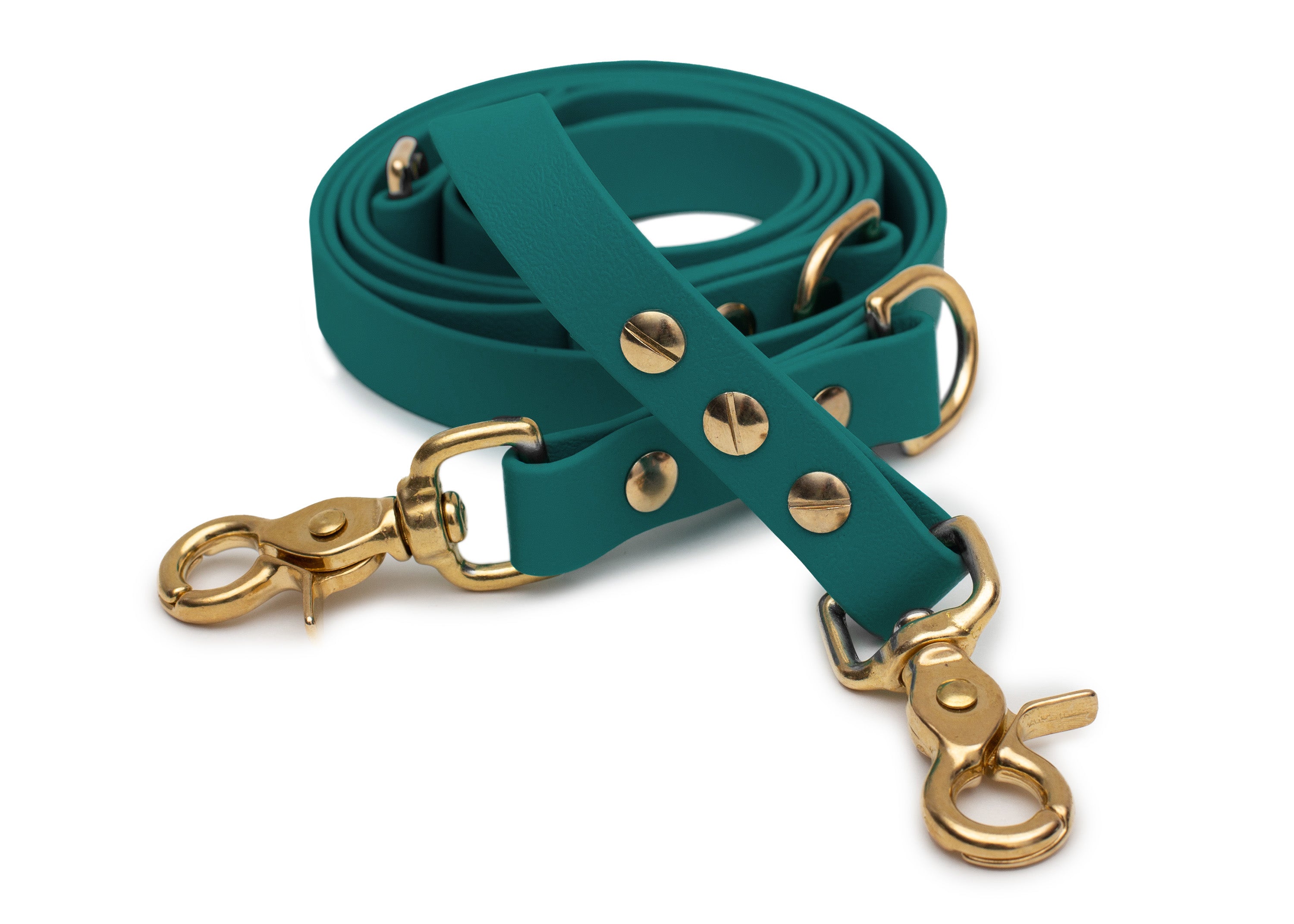Biothane leash forest green