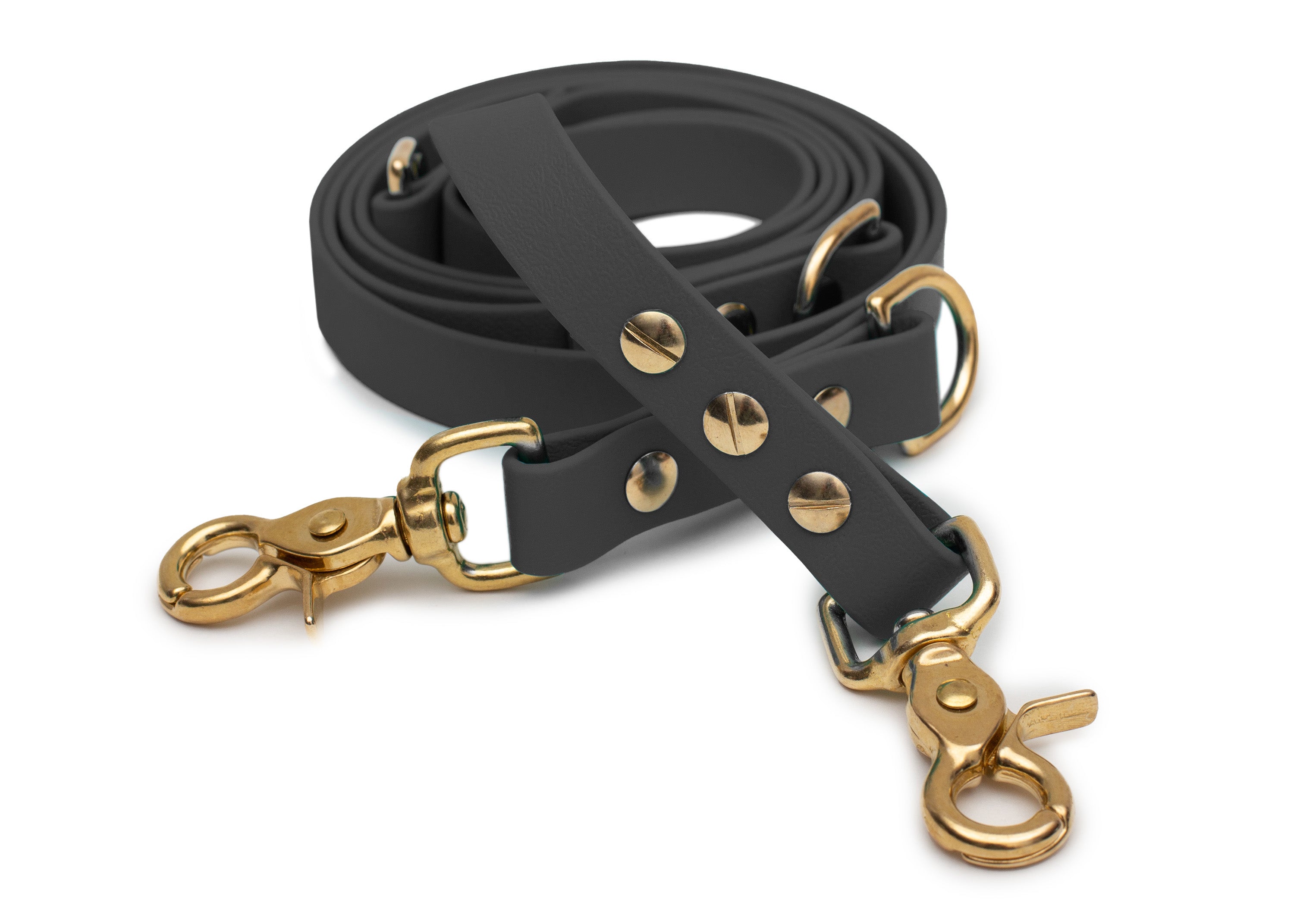 Biothane leash Grey