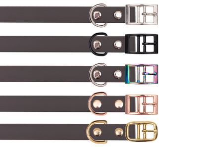 Biothane Halsband Coffee