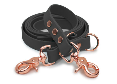Biothane leash Grey