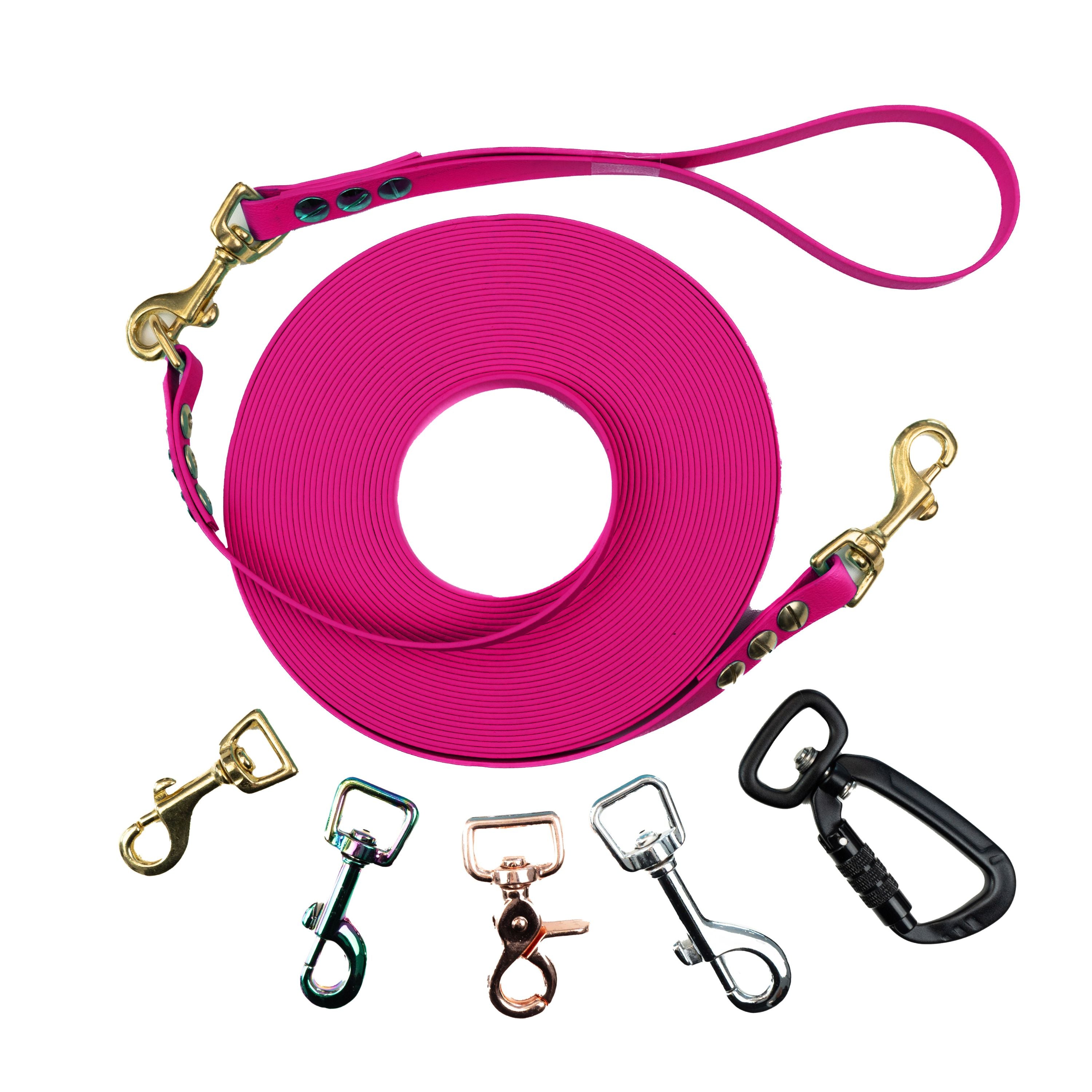 Schleppleine mit abnehmbarer Handschlaufe Pink