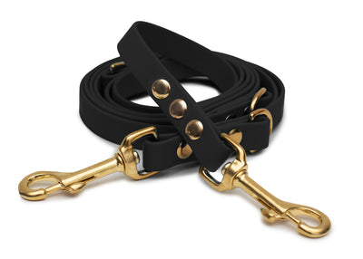 Biothane leash black