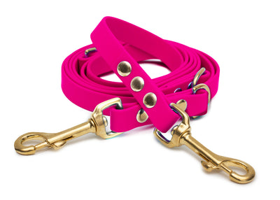Pink Biothane leash