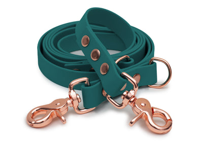 Biothane leash forest green