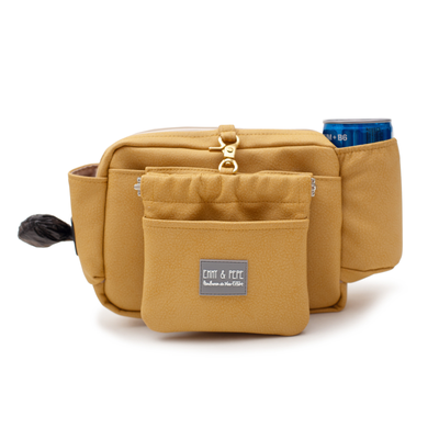 Wau-Pack Kunstleder Mustard