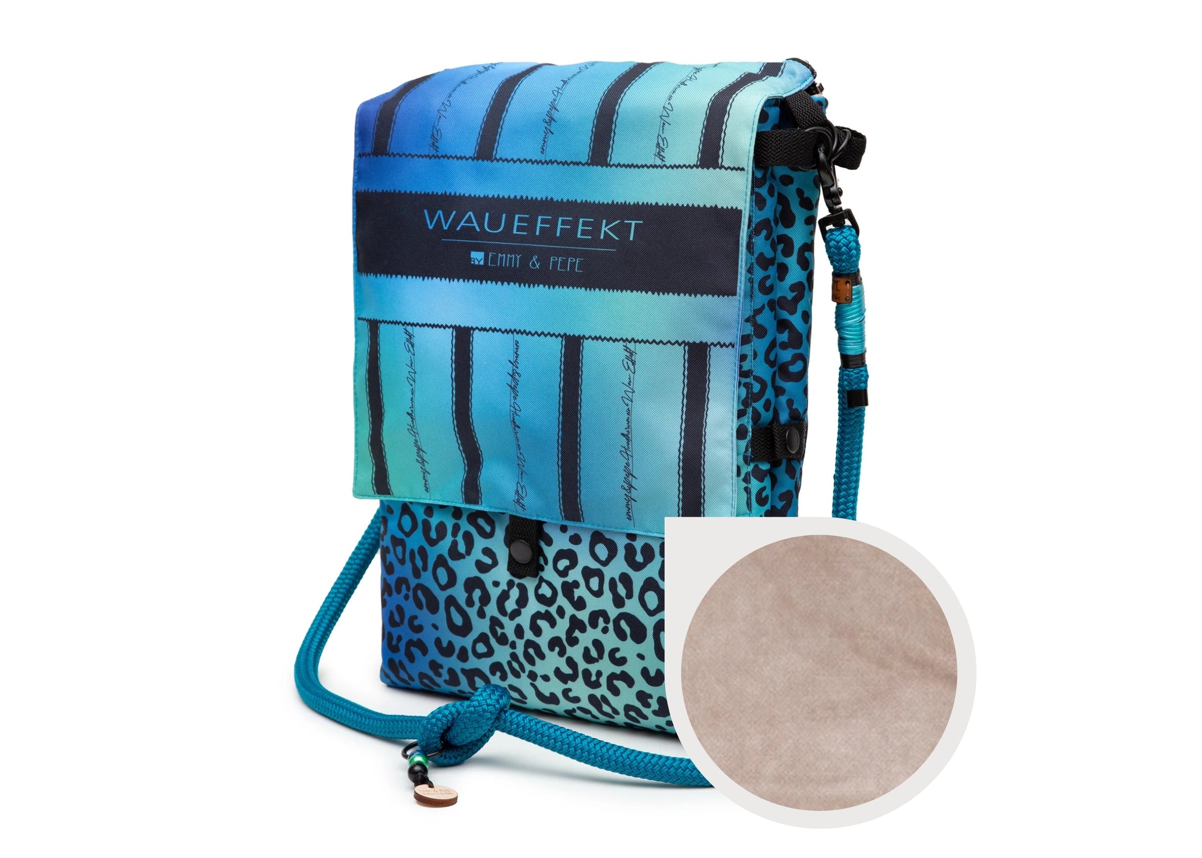 Wau-Backpack Leo Aqua