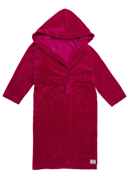 Bamboo Bademantel Unisex Magenta